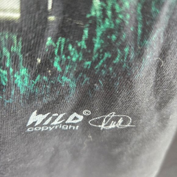 Wild Windsor London Black Glow In the Dark Castle Short Sleeved T-Shirt XXXL - Picture 4 of 11